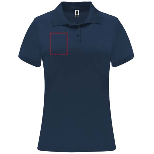 Monzha Sport Poloshirt Für Damen , navy blue, Piqué Strick 100% Polyester, 150 g/m2, 2XL, , Bild 15