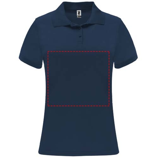 Monzha Sport Poloshirt Für Damen , navy blue, Piqué Strick 100% Polyester, 150 g/m2, 2XL, , Bild 17