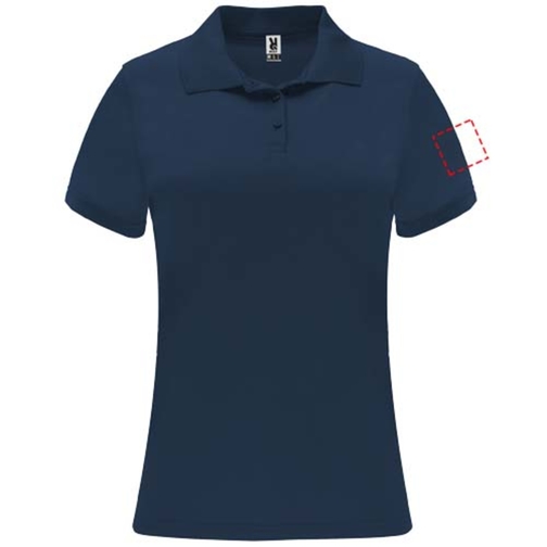 Monzha Sport Poloshirt Für Damen , navy blue, Piqué Strick 100% Polyester, 150 g/m2, 2XL, , Bild 25