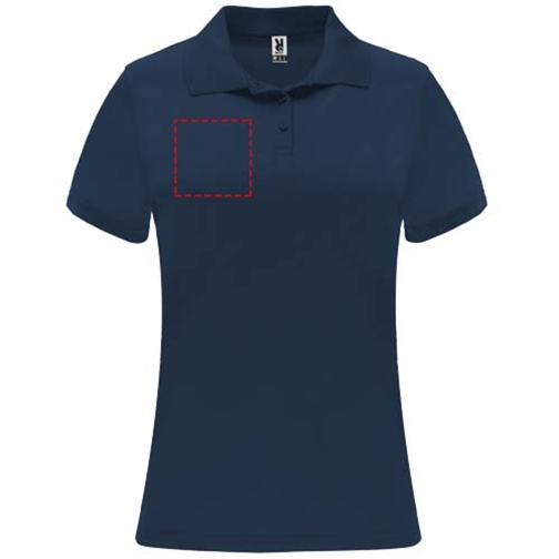Monzha Sport Poloshirt Für Damen , navy blue, Piqué Strick 100% Polyester, 150 g/m2, 2XL, , Bild 24