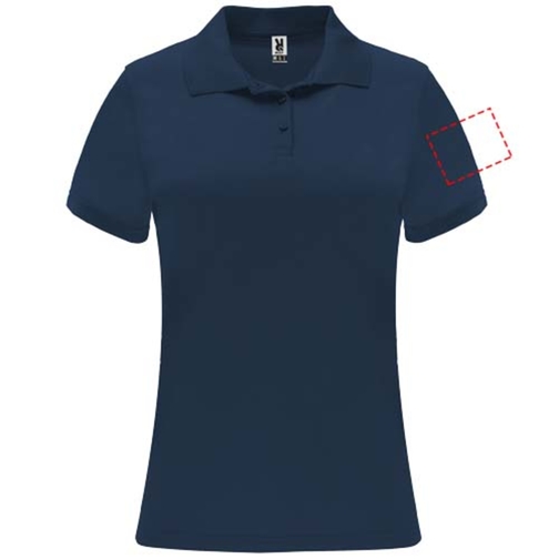 Monzha kortermet teknisk polo for dame, Bilde 9