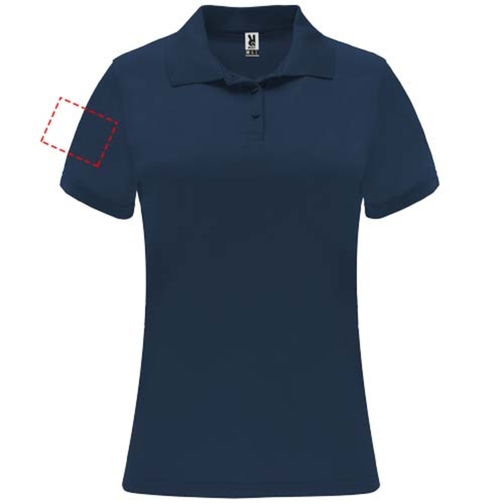 Monzha kortermet teknisk polo for dame, Bilde 25