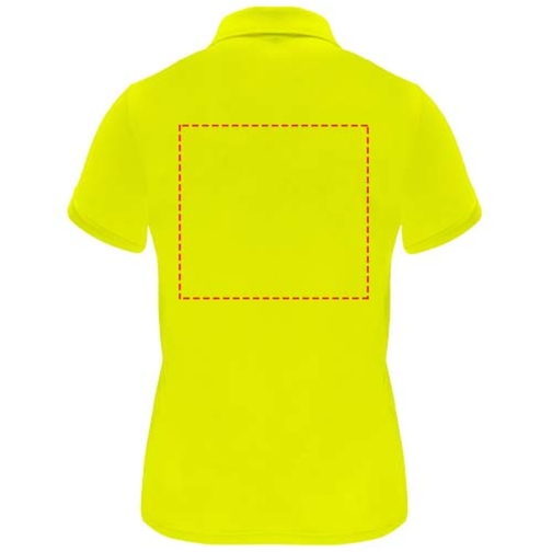 Monzha Sport Poloshirt Für Damen , fluor yellow, Piqué Strick 100% Polyester, 150 g/m2, 2XL, , Bild 19
