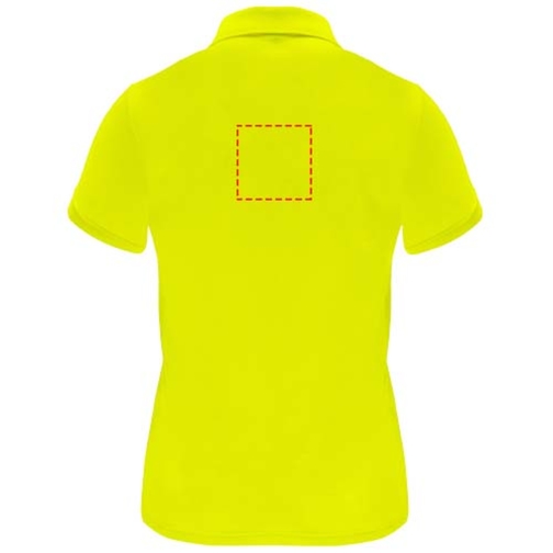 Monzha Sport Poloshirt Für Damen , fluor yellow, Piqué Strick 100% Polyester, 150 g/m2, 2XL, , Bild 11