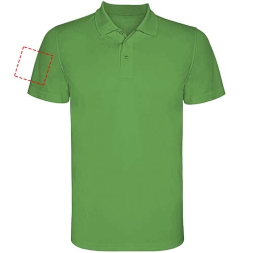 Monzha Sport Poloshirt Für Herren , green fern, Piqué Strick 100% Polyester, 150 g/m2, 3XL, , Bild 17
