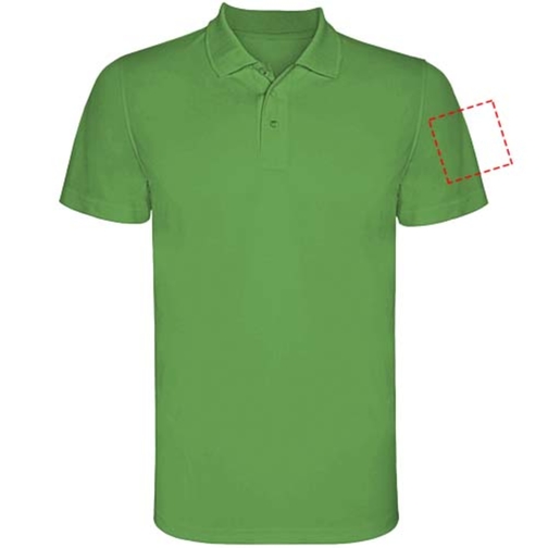 Monzha Sport Poloshirt Für Herren , green fern, Piqué Strick 100% Polyester, 150 g/m2, 3XL, , Bild 18