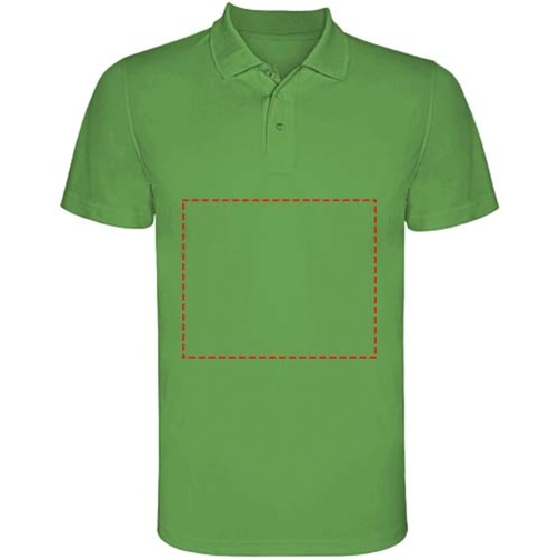 Monzha Sport Poloshirt Für Herren , green fern, Piqué Strick 100% Polyester, 150 g/m2, 3XL, , Bild 21