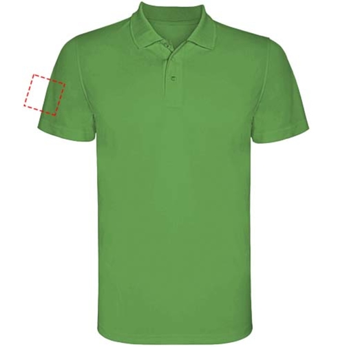Monzha Sport Poloshirt Für Herren , green fern, Piqué Strick 100% Polyester, 150 g/m2, 3XL, , Bild 26