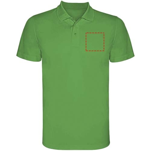 Monzha Sport Poloshirt Für Herren , green fern, Piqué Strick 100% Polyester, 150 g/m2, 3XL, , Bild 23