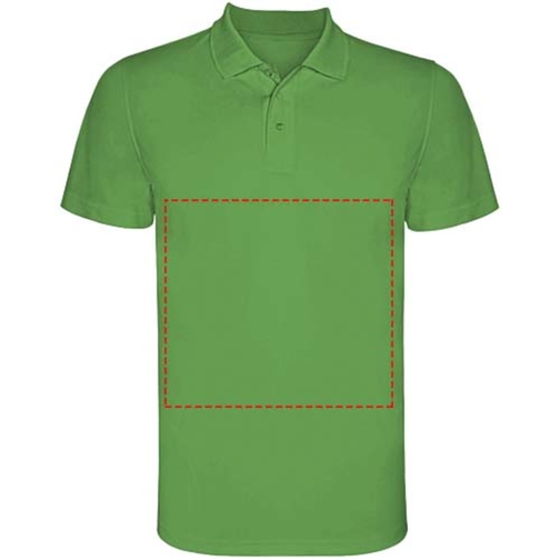 Monzha Sport Poloshirt Für Herren , green fern, Piqué Strick 100% Polyester, 150 g/m2, M, , Bild 16