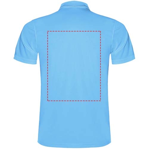 Monzha Sport Poloshirt Für Herren , türkis, Piqué Strick 100% Polyester, 150 g/m2, 3XL, , Bild 24