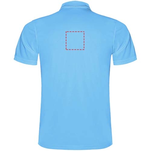 Monzha Sport Poloshirt Für Herren , türkis, Piqué Strick 100% Polyester, 150 g/m2, 3XL, , Bild 14