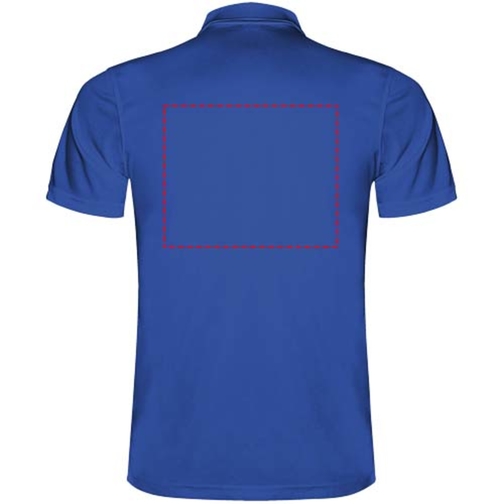 Monzha Sport Poloshirt Für Herren , royal, Piqué Strick 100% Polyester, 150 g/m2, 3XL, , Bild 12