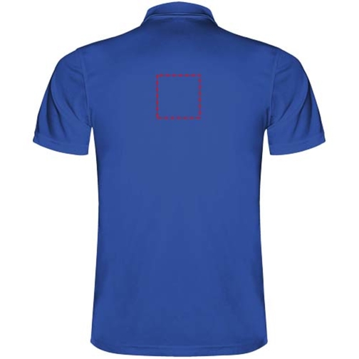Monzha Sport Poloshirt Für Herren , royal, Piqué Strick 100% Polyester, 150 g/m2, 3XL, , Bild 17