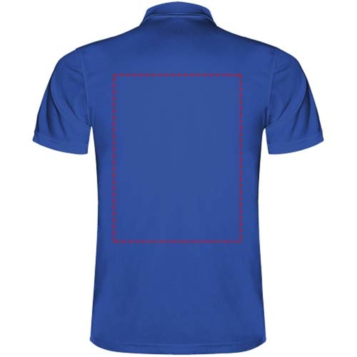 Monzha Sport Poloshirt Für Herren , royal, Piqué Strick 100% Polyester, 150 g/m2, 2XL, , Bild 7