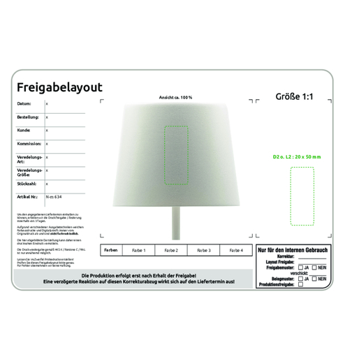 FARO Lampe de table réglable en hauteur, à intensité variable, avec accumulateur, Image 4