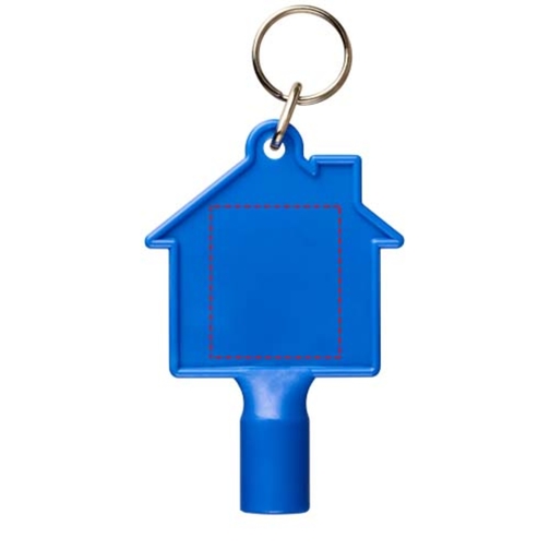 Porte-clés Maximilian pour clé utilitaire recyclée en forme de maison, Image 4