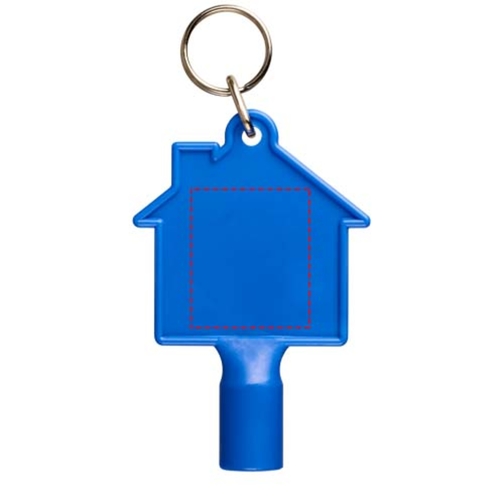 Porte-clés Maximilian pour clé utilitaire recyclée en forme de maison, Image 5