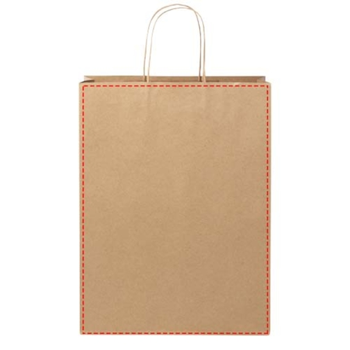 Torba z papieru Kraft ze skręconymi uchwytami – XXL, Obraz 9