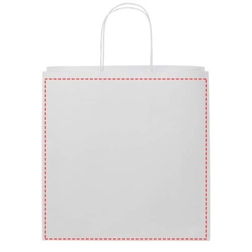 Sac en papier Kraft 120 g/m2avec poignées torsadées, XL, Image 10