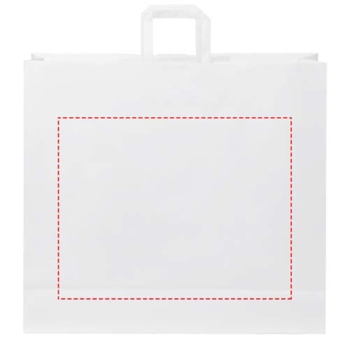 Torba z papieru Kraft z płaskimi uchwytami – XXL, Obraz 8