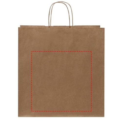 Torba z papieru Kraft ze skręconymi uchwytami – XL, Obraz 10