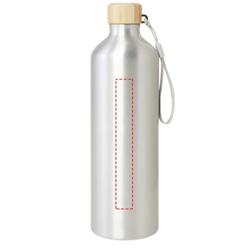 Malpeza butelka na wodę o pojemności 1000 ml wykonana z aluminium pochodzącego z recyklingu z ce, Obraz 9