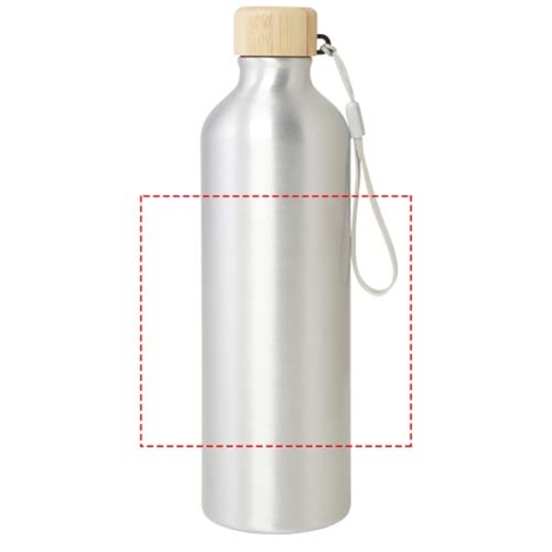 Malpeza butelka na wodę o pojemności 770 ml wykonana z aluminium pochodzącego z recyklingu z cert, Obraz 9