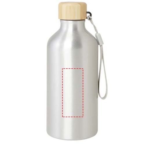 Malpeza butelka na wodę o pojemności 500 ml wykonana z aluminium pochodzącego z recyklingu z cert, Obraz 9