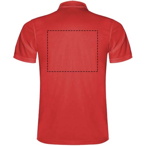 Monzha Sport Poloshirt Für Herren , rot, Piqué Strick 100% Polyester, 150 g/m2, 2XL, , Bild 11