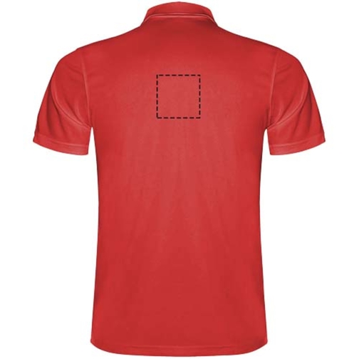 Monzha Sport Poloshirt Für Herren , rot, Piqué Strick 100% Polyester, 150 g/m2, 2XL, , Bild 16