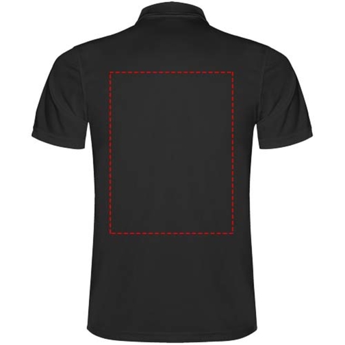 Monzha Sport Poloshirt Für Herren , schwarz, Piqué Strick 100% Polyester, 150 g/m2, 3XL, , Bild 20
