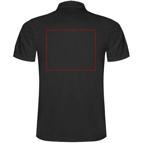 Monzha Sport Poloshirt Für Herren , schwarz, Piqué Strick 100% Polyester, 150 g/m2, 3XL, , Bild 21