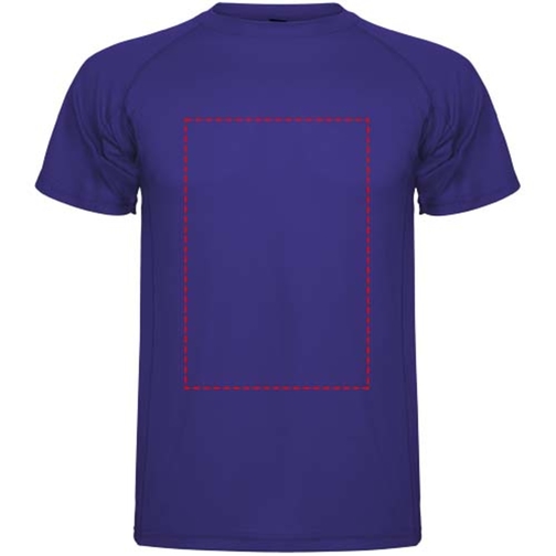 Montecarlo Sport T-Shirt Für Herren , mauve, Piqué Strick 100% Polyester, 150 g/m2, XL, , Bild 22