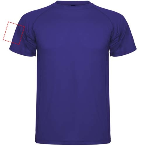 Montecarlo Sport T-Shirt Für Herren , mauve, Piqué Strick 100% Polyester, 150 g/m2, XL, , Bild 12