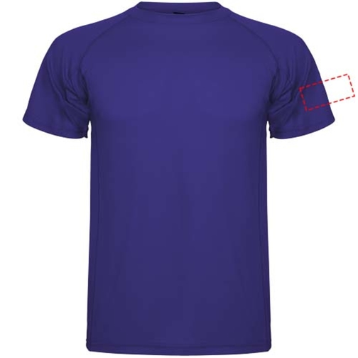 Montecarlo Sport T-Shirt Für Herren , mauve, Piqué Strick 100% Polyester, 150 g/m2, M, , Bild 17