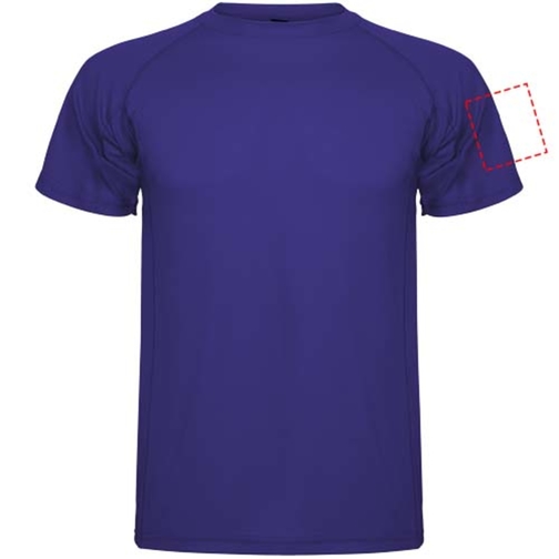 Montecarlo Sport T-Shirt Für Herren , mauve, Piqué Strick 100% Polyester, 150 g/m2, M, , Bild 22