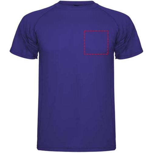 Montecarlo Sport T-Shirt Für Herren , mauve, Piqué Strick 100% Polyester, 150 g/m2, M, , Bild 18