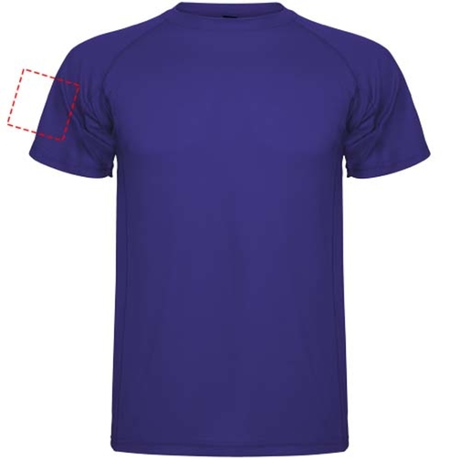 Montecarlo Sport T-Shirt Für Herren , mauve, Piqué Strick 100% Polyester, 150 g/m2, M, , Bild 10