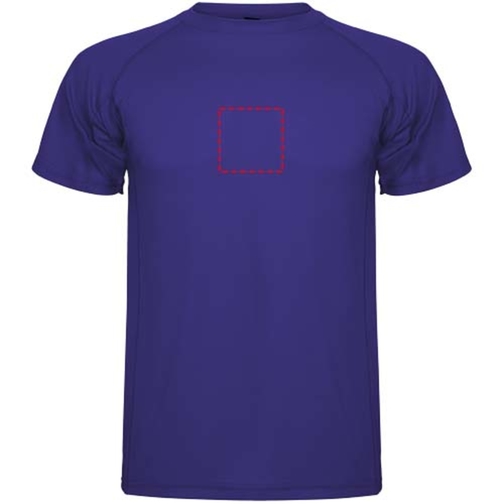 Montecarlo Sport T-Shirt Für Herren , mauve, Piqué Strick 100% Polyester, 150 g/m2, M, , Bild 12
