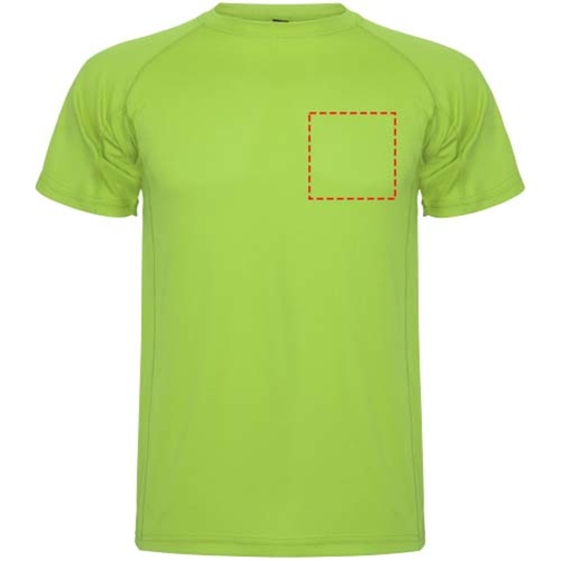 Montecarlo Sport T-Shirt Für Herren , lime / green lime, Piqué Strick 100% Polyester, 150 g/m2, 2XL, , Bild 13