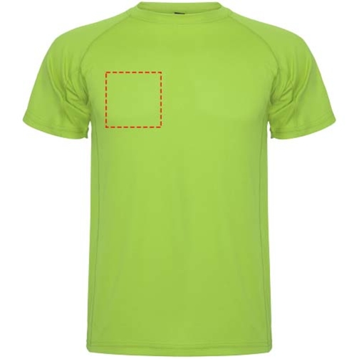 Montecarlo Sport T-Shirt Für Herren , lime / green lime, Piqué Strick 100% Polyester, 150 g/m2, 2XL, , Bild 18