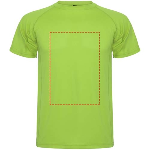 Montecarlo Sport T-Shirt Für Herren , lime / green lime, Piqué Strick 100% Polyester, 150 g/m2, 2XL, , Bild 17
