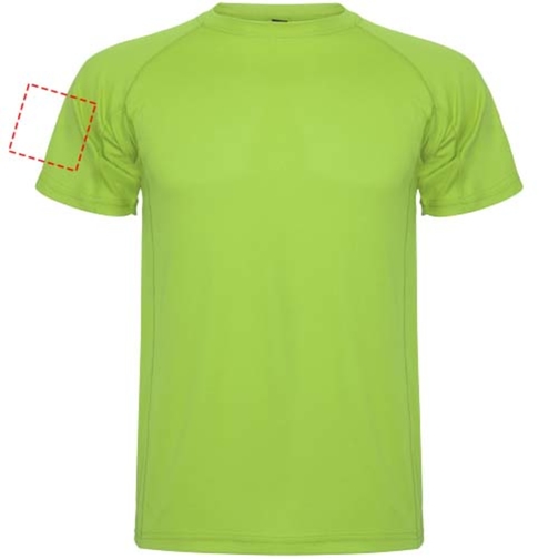 Montecarlo Sport T-Shirt Für Herren , lime / green lime, Piqué Strick 100% Polyester, 150 g/m2, 2XL, , Bild 20