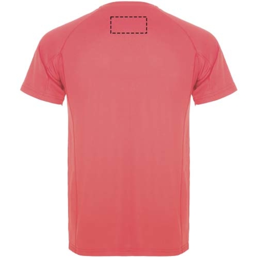 Montecarlo Sport T-Shirt Für Herren , fluor coral, Piqué Strick 100% Polyester, 150 g/m2, 2XL, , Bild 24