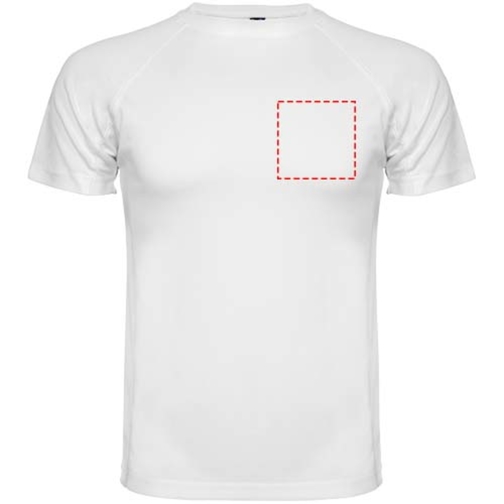 Montecarlo Sport T-Shirt Für Herren , weiß, Piqué Strick 100% Polyester, 150 g/m2, 3XL, , Bild 19