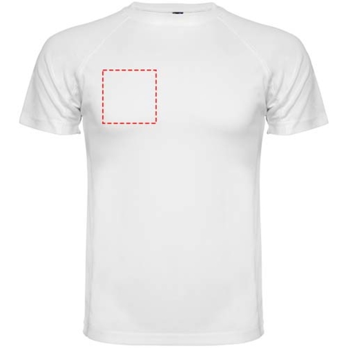 Montecarlo Sport T-Shirt Für Herren , weiß, Piqué Strick 100% Polyester, 150 g/m2, 3XL, , Bild 21