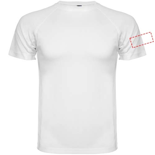 Montecarlo Sport T-Shirt Für Herren , weiß, Piqué Strick 100% Polyester, 150 g/m2, 3XL, , Bild 14