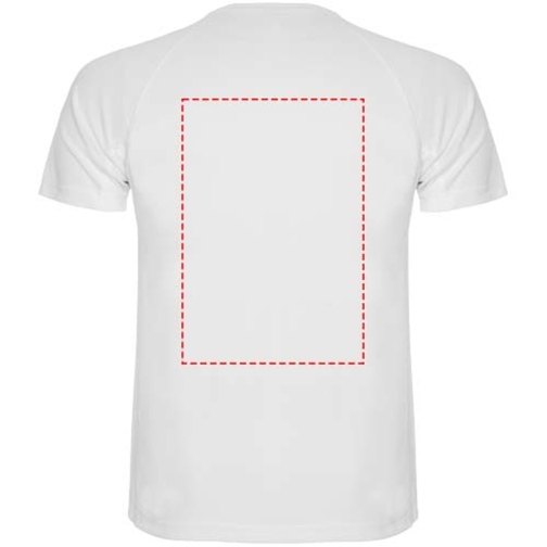 Montecarlo Sport T-Shirt Für Herren , weiß, Piqué Strick 100% Polyester, 150 g/m2, 3XL, , Bild 8