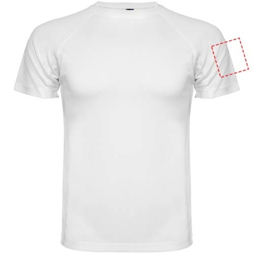 Montecarlo Sport T-Shirt Für Herren , weiß, Piqué Strick 100% Polyester, 150 g/m2, 3XL, , Bild 20
